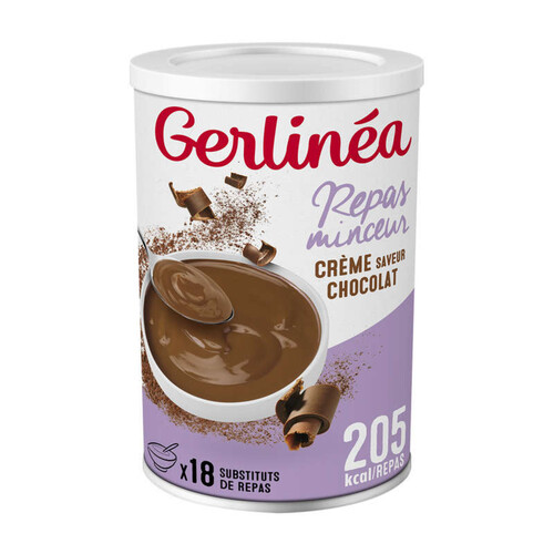 Gerlinéa Crèmes Saveur Chocolat, 18 Repas Complets 540G