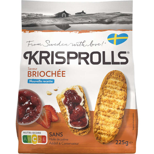 Krisprolls Petits Pains Suédois saveur Briochées 225g