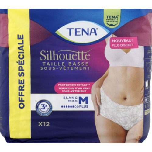 Tena Culotte Fuite Urinaire Blanc Taille M x10