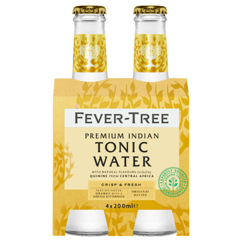 Fever Tree eau tonic le pack de 4x20cl