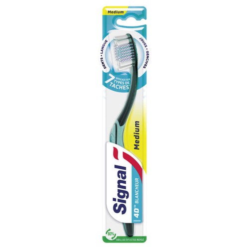 Signal Brosse à dents 4D Blancheur Medium x1