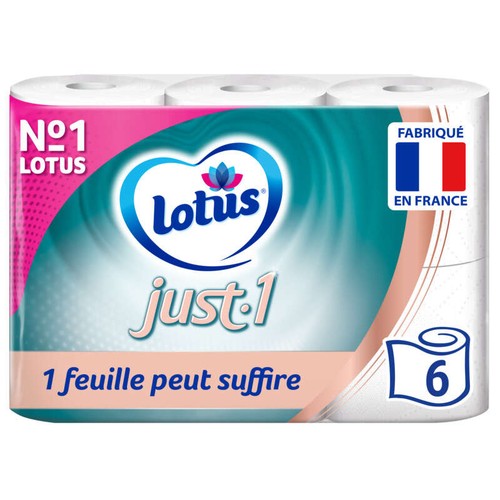 Lotus Papier Toilette Just.1 x6