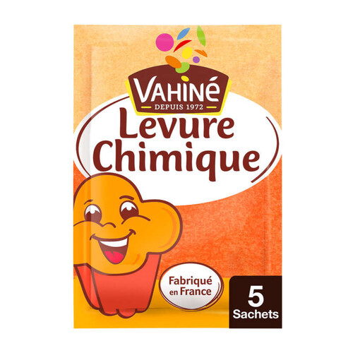 Vahiné Levure Chimique 5 Sachets 55G