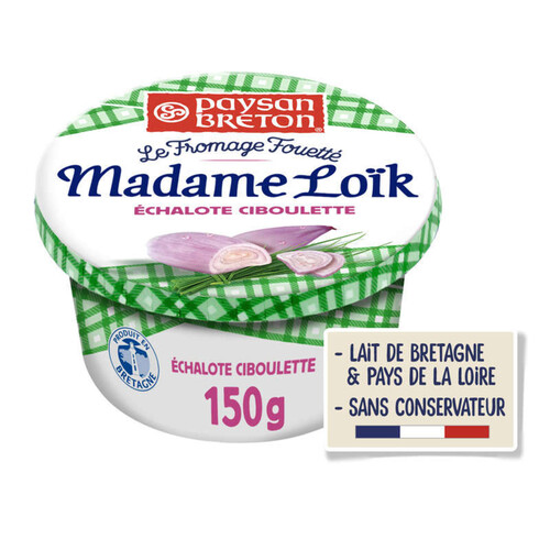 Paysan Breton Fromage échalote Ciboulette 150g