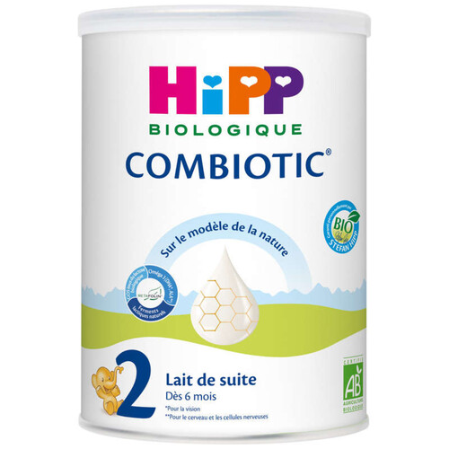 Hipp lait biologique 2 dès 6 mois 800g