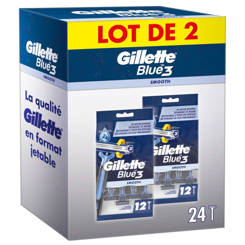 Gillette Rasoir Jetable 2 x 12