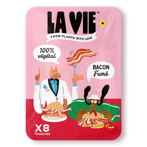 La Vie Bacon végétal fumé 120g