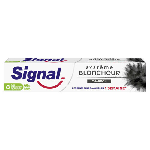 Signal Dentifrice Système Blancheur Charbon 75ml