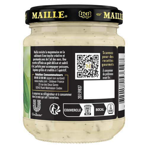 Maille mayonnaise à l'ail des ours 185g