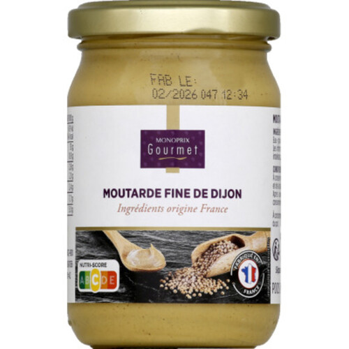 Monoprix Gourmet Moutarde de Dijon 200g