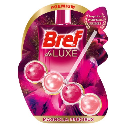 Bref Deluxe entretien WC magnolia bloc 50g