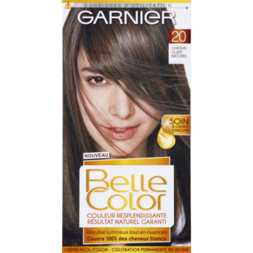 Garnier Belle Color Coloration 20 Chatain Clair Naturel