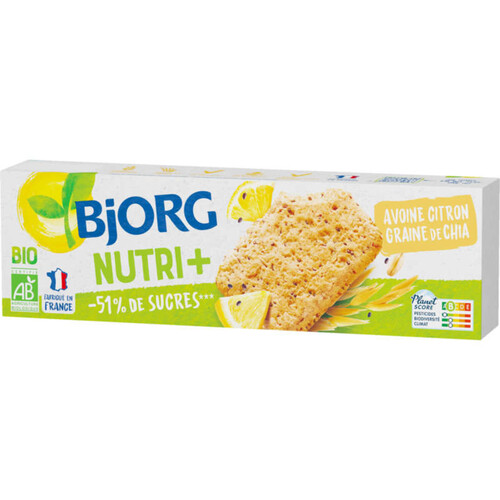 Bjorg Avoine Citron Graines De Chia Bio 130G