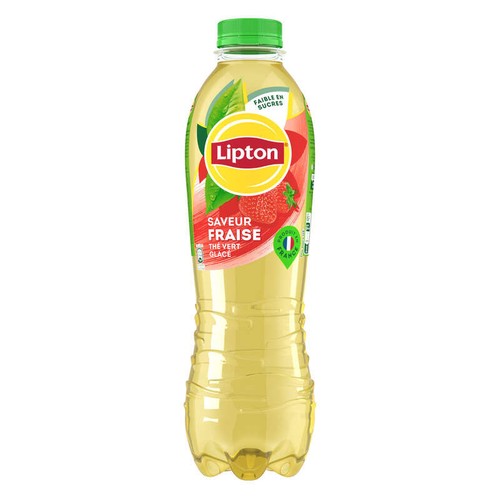 Lipton Ice Tea Thé Vert Glacé Saveur Fraise 1,25L