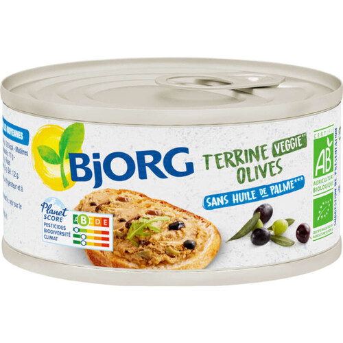 Bjorg Terrine Végétale Olives Bio 125G