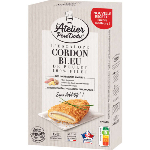 Atelier Père Dodu Cordon Bleu Dinde 200g