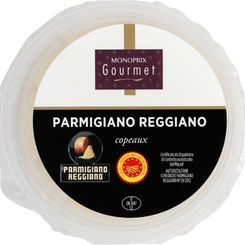 Monoprix Gourmet Parmigiano reggiano parmesan copeaux AOP 90g