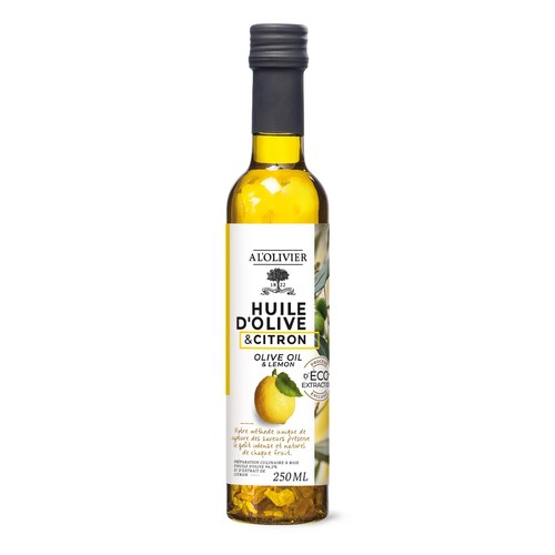 A l'Olivier Huile d'Olive et citron 25cl