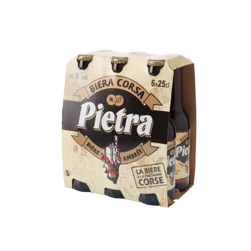 Pietra Bière ambrée à la chataigne corse pack 6x25cl