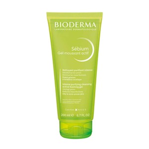 [Para] Bioderma Sébium Gel Moussant Actif Nettoyant Purifiant Intense 200ml