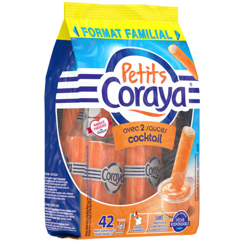 Coraya Mini Bâtonnets De Surimi + Sauce Cocktail X20