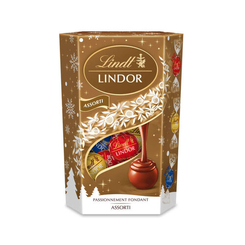 Lindt Fins Assortiment Chocolats Fourrés Fondant 200g