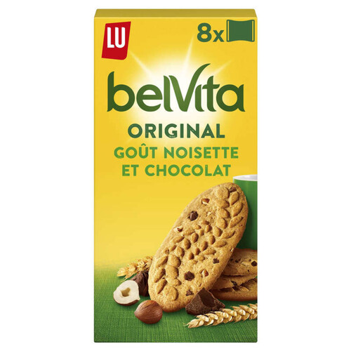 Lu Belvita Petit Déjeuner Biscuits Noisette et Chocolat 400g