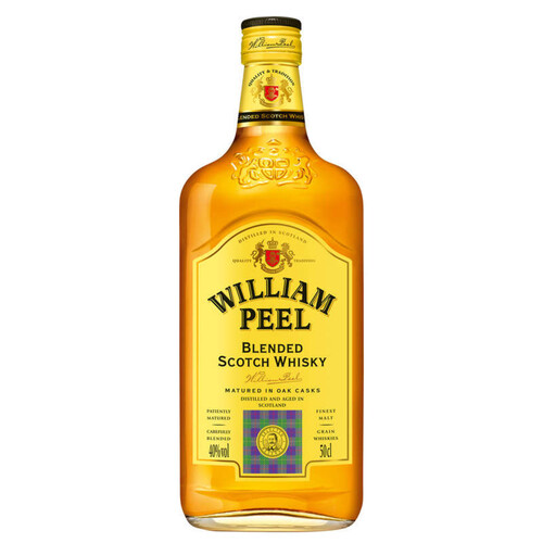 William Peel blended scotch whisky 40% 50cl