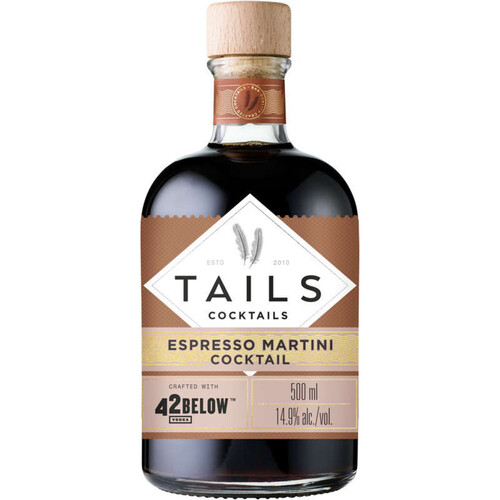 Tails espresso martini cocktail 14,9° - 50cl