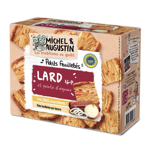 Michel et Augustin Petits Feuilletés Lard IGP Sud-Ouest 80g