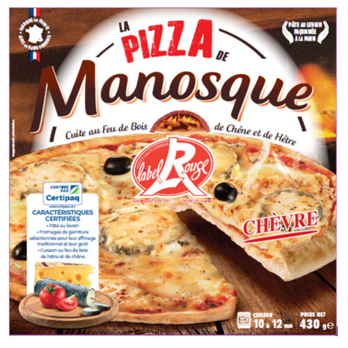 La Pizza De Manosque Chèvre Cuite Au Feu De Bois 430g