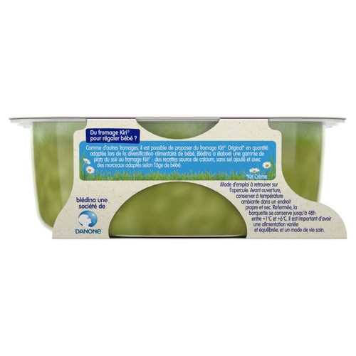Blédina Plat Bébé Risotto Aux Épinards Et Fromage Kiri Dès 12 Mois 230g