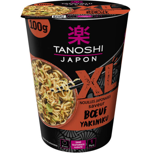 Tanoshi Cup nouilles boeuf yakiniku 100g