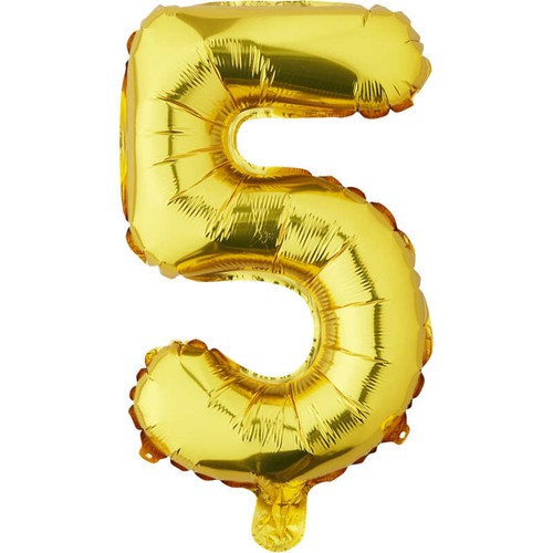 Monoprix Ballon Anniversaire Chiffre N°5