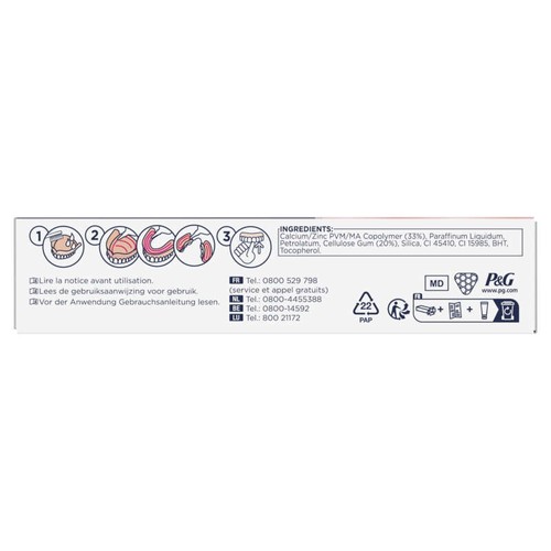 Fixodent Plus Barrière Anti-Particules Crème Adhésive pour prothèses Totales & Partielles 40G