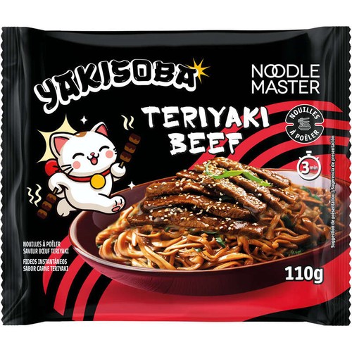 Noodle Master Yakisoba bœuf Teriyaki 110g