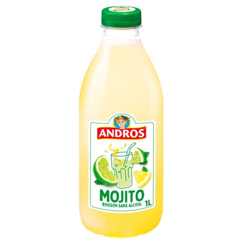 Andros Mojito Cocktail Sans Alcool 1L