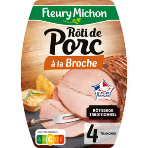 Fleury Michon Rôti de Porc rôti à la broche 120g
