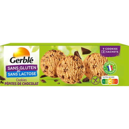 Gerblé Sans Gluten Cookies Pépites Chocolat 150 Gr