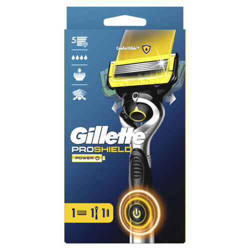 Gillette Proshield Power rasoir + 1 recharge