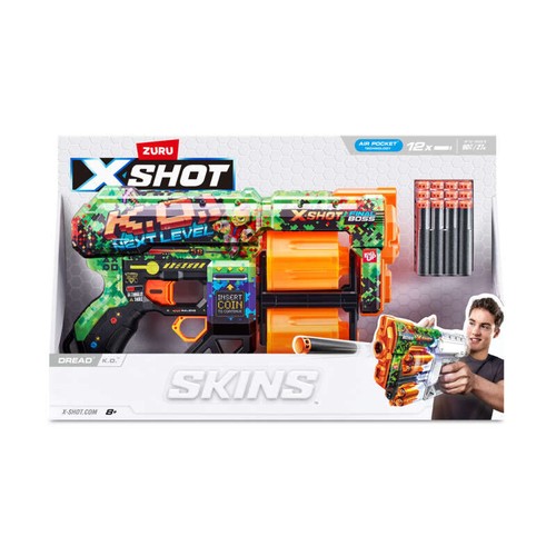 Zuru Pistolet XShot Skins Dread Dès 8ans