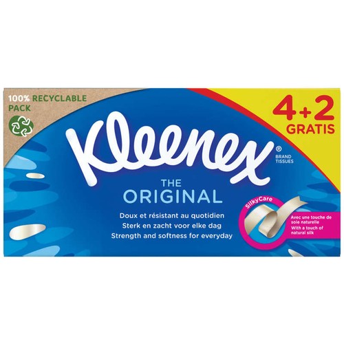 Kleenex mouchoirs boîte The Original Lot 4x72