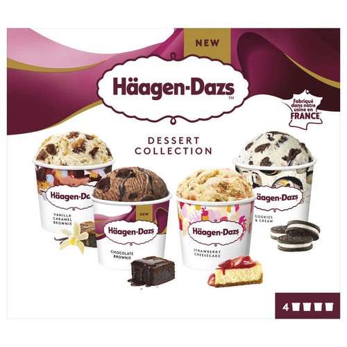 Häagen-Dazs Minipot Dessert Collection 4x95ml