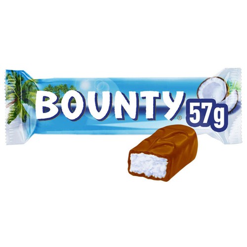 Bounty Barre Chocolat au Lait Fourré de Noix de Coco x1 57g