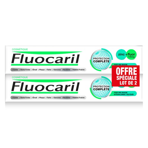 Fluocaril Dentifrice Protection Complète 2x75ml