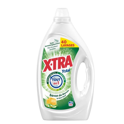 X-Tra Lessive liquide au savon de Marseille x40
