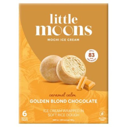 Little Moons Mochis glacés Chocolat Blanc Caramel