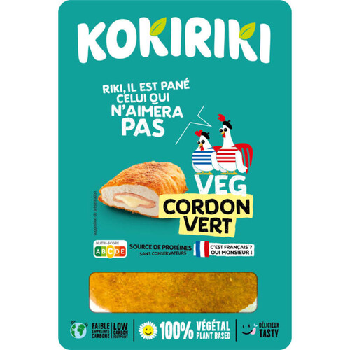 Kokiriki Cordon Bleu 100% Végétal 200g