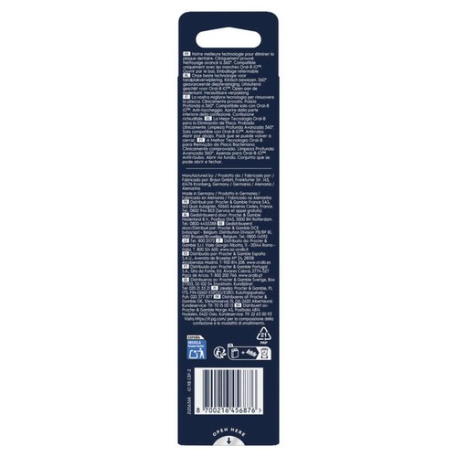 Oral-B iO Ultimate Clean Noir Brossettes Rondes x2