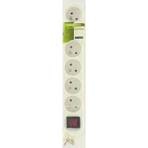 Trefilaction Bloc 6 Prises 16A Avec Interrupteur Blanc